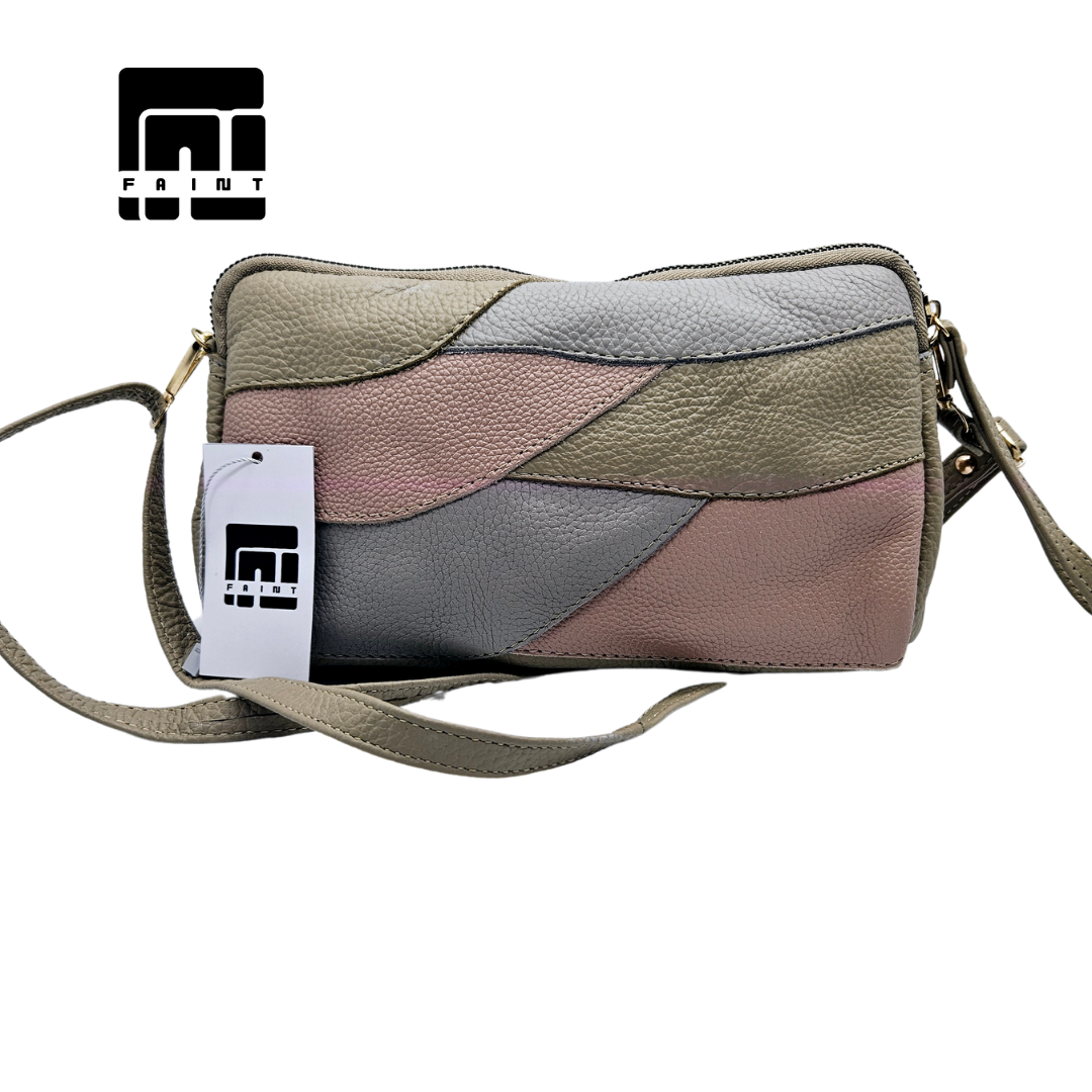 FAINT TAS PERCA KOMBINASI SELEMPANG WANITA KULIT SAPI 100% ASLI 5